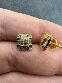 MOISSANITE 14k Gold Vermeil Iced Baguette Hip Hop Earrings Studs Diamond Test ✅ 17 MOISSANITE 14k Gold Vermeil Iced Baguette Hip Hop Earrings Studs Diamond Test ✅ -Harlem Bling Shop harlembling moissanite 14k gold vermeil iced baguette hip hop earrings studs diamond test 80357.1664358886