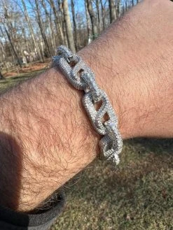 MOISSANITE 14mm Mens Iced Gucci Infinity Link Bracelet Hip Hop Diamond Test ✅ 26 MOISSANITE 14mm Mens Iced Gucci Infinity Link Bracelet Hip Hop Diamond Test ✅ -Harlem Bling Shop harlembling moissanite 14mm mens iced gucci infinity link bracelet hip hop diamond test 33544.1674841614