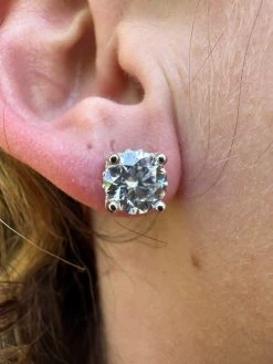 Moissanite 3D Iced Prong Solitaire Screwback Large Stud Earrings 925 Silver 8mm 29 Moissanite 3D Iced Prong Solitaire Screwback Large Stud Earrings 925 Silver 8mm -Harlem Bling Shop harlembling moissanite 3d iced prong solitaire screwback large stud earrings 925 silver 8mm 68100.1682454480