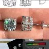 Moissanite 3D Iced Prong Solitaire Screwback Large Stud Earrings 925 Silver 8mm 2 Moissanite 3D Iced Prong Solitaire Screwback Large Stud Earrings 925 Silver 8mm -Harlem Bling Shop harlembling moissanite 3d iced prong solitaire screwback large stud earrings 925 silver 8mm 88389.1682454596