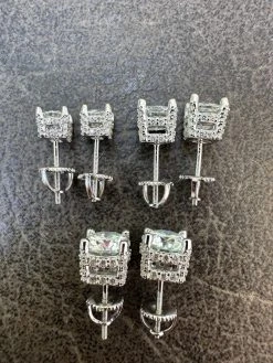 Moissanite 3D Iced Prong Solitaire Screwback Studs Earrings Real 925 Silver 27 Moissanite 3D Iced Prong Solitaire Screwback Studs Earrings Real 925 Silver -Harlem Bling Shop harlembling moissanite 3d iced prong solitaire screwback studs earrings real 925 silver 54473.1686867050