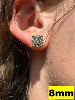Moissanite 3D Iced Solitaire Screwback Stud Earrings Real 14k Gold Vermeil 925 Silver 38 Moissanite 3D Iced Solitaire Screwback Stud Earrings Real 14k Gold Vermeil 925 Silver -Harlem Bling Shop harlembling moissanite 3d iced solitaire screwback stud earrings real 14k gold vermeil 925 silver 27640.1686867065