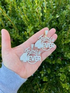 MOISSANITE 925 Silver / Gold Family Forever 4EVER Iced Hip Hop Necklace Pendant 28 MOISSANITE 925 Silver / Gold Family Forever 4EVER Iced Hip Hop Necklace Pendant -Harlem Bling Shop harlembling moissanite 925 silver gold family forever 4ever iced hip hop necklace pendant 62771.1675360571