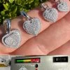 MOISSANITE 925 Silver Iced Small Ladies Heart Shaped Love Pendant Necklace Charm 1 MOISSANITE 925 Silver Iced Small Ladies Heart Shaped Love Pendant Necklace Charm -Harlem Bling Shop harlembling moissanite 925 silver iced small ladies heart shaped love pendant necklace charm 21388.1680291971