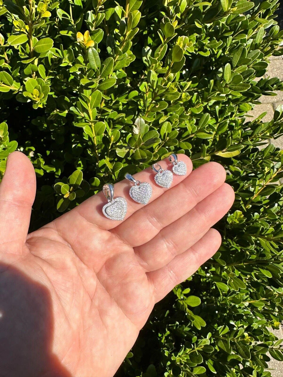 MOISSANITE 925 Silver Iced Small Ladies Heart Shaped Love Pendant Necklace Charm 21 MOISSANITE 925 Silver Iced Small Ladies Heart Shaped Love Pendant Necklace Charm - Image 19