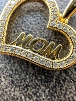MOISSANITE 925 Silver/Gold Iced Mom Heart Shape Love Mother Day Pendant Necklace 33 MOISSANITE 925 Silver/Gold Iced Mom Heart Shape Love Mother Day Pendant Necklace -Harlem Bling Shop harlembling moissanite 925 silvergold iced mom heart shape love mother day pendant necklace 38299.1680205129