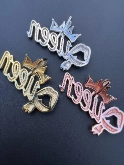 MOISSANITE 925 Silver/Gold/Rose Iced Queen W. Crown & Lipstick Pendant Necklace 32 MOISSANITE 925 Silver/Gold/Rose Iced Queen W. Crown & Lipstick Pendant Necklace -Harlem Bling Shop harlembling moissanite 925 silvergoldrose iced queen w crown and lipstick pendant necklace 54221.1674841871