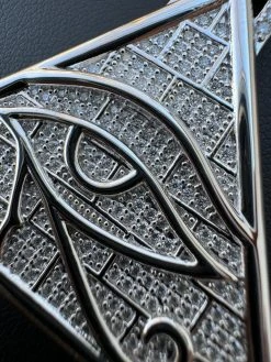 MOISSANITE All Seeing Illuminati Eye Masonic Pyramid Medallion Necklace Silver 30 MOISSANITE All Seeing Illuminati Eye Masonic Pyramid Medallion Necklace Silver -Harlem Bling Shop harlembling moissanite all seeing illuminati eye masonic pyramid medallion necklace silver 23836.1702702688