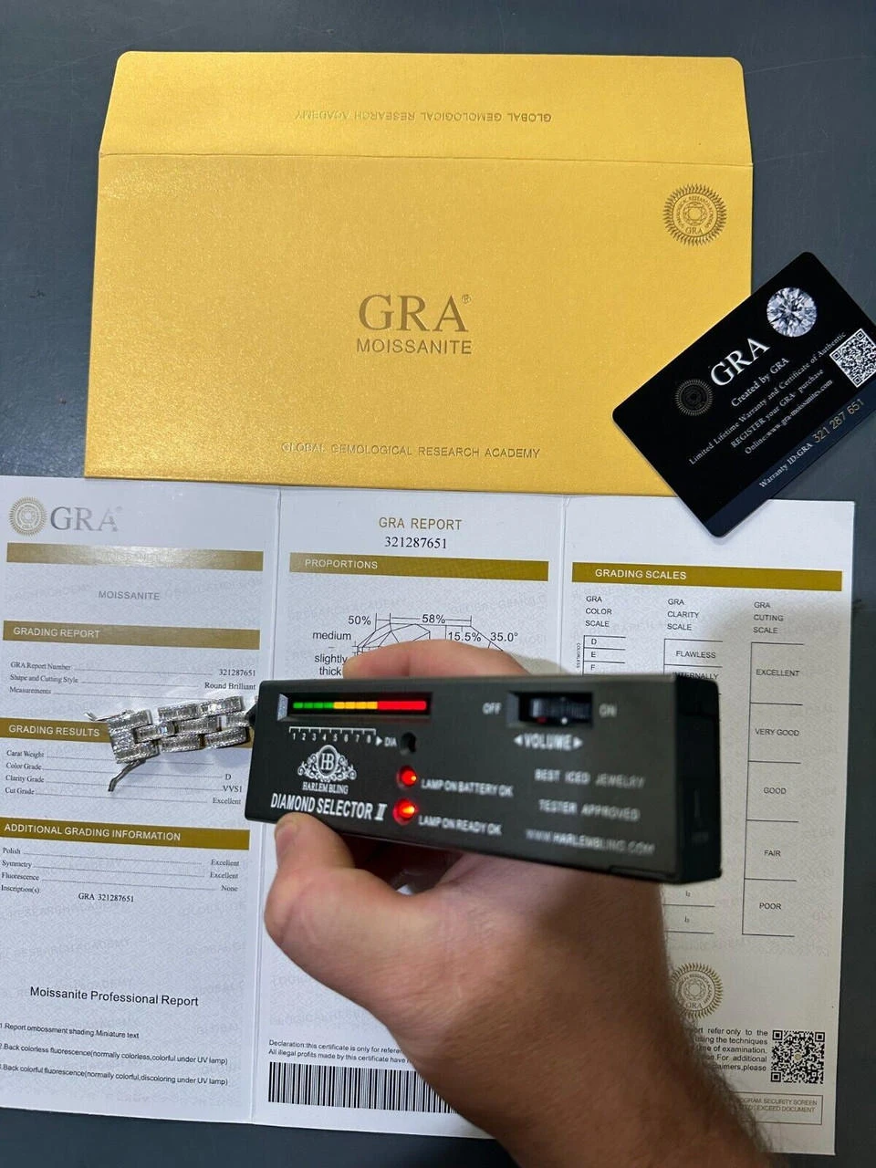 MOISSANITE Baguette 14mm Mens Iced Panther Link Presidential Bracelet Hip Hop 9 MOISSANITE Baguette 14mm Mens Iced Panther Link Presidential Bracelet Hip Hop - Image 7