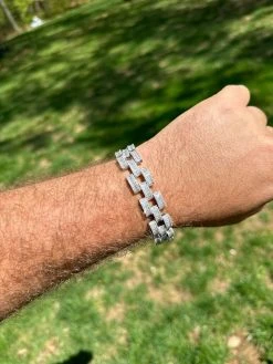 MOISSANITE Baguette 14mm Mens Iced Panther Link Presidential Bracelet Hip Hop 38 MOISSANITE Baguette 14mm Mens Iced Panther Link Presidential Bracelet Hip Hop -Harlem Bling Shop harlembling moissanite baguette 14mm mens iced panther link presidential bracelet hip hop 75922.1682454551