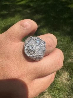 MOISSANITE Baguette Hamsa Ring Men's Solid 925 Silver Passes Tester Iced Hip Hop -Harlem Bling Shop harlembling moissanite baguette hamsa ring mens solid 925 silver passes tester iced hip hop 58006.1685655595