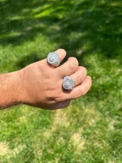 MOISSANITE Baguette Hamsa Ring Men's Solid 925 Silver Passes Tester Iced Hip Hop -Harlem Bling Shop harlembling moissanite baguette hamsa ring mens solid 925 silver passes tester iced hip hop 97499.1685655560