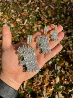 Moissanite Baguette Iced Hip Hop Jesus Piece Pendant 14k Gold Vermeil Diamond -Harlem Bling Shop harlembling moissanite baguette iced hip hop jesus piece pendant 14k gold vermeil diamond 20802.1664358499