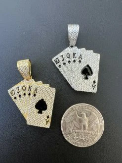Moissanite Cards Poker Deck Royal Flush Ace Pendant Necklace Pass Diamond Tester 20 Moissanite Cards Poker Deck Royal Flush Ace Pendant Necklace Pass Diamond Tester -Harlem Bling Shop harlembling moissanite cards poker deck royal flush ace pendant necklace pass diamond tester 92954.1664355594