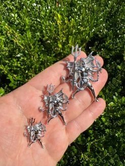 MOISSANITE Devil Satan Pendant - Iced Diablo Demon Necklace Real 925 Silver 38 MOISSANITE Devil Satan Pendant - Iced Diablo Demon Necklace Real 925 Silver -Harlem Bling Shop harlembling moissanite devil satan pendant iced moissanite demon necklace real 925 silver 19011.1695866102