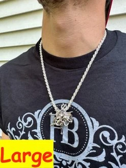 MOISSANITE Devil Satan Pendant - Iced Diablo Demon Necklace Real 925 Silver 27 MOISSANITE Devil Satan Pendant - Iced Diablo Demon Necklace Real 925 Silver -Harlem Bling Shop harlembling moissanite devil satan pendant iced moissanite demon necklace real 925 silver 26407.1695866105