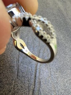 Moissanite Engagement Infinity Promise Ring Pass Diamond Tester Real 925 Silver -Harlem Bling Shop harlembling moissanite engagement infinity promise ring pass diamond tester real 925 silver 04673.1667486455