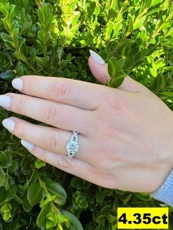 Moissanite Engagement Infinity Promise Ring Pass Diamond Tester Real 925 Silver -Harlem Bling Shop harlembling moissanite engagement infinity promise ring pass diamond tester real 925 silver 16451.1667486532