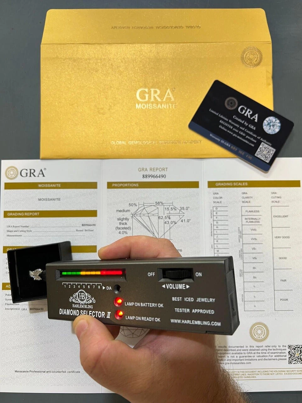 Moissanite Engagement Promise Ring Passes Diamond Tester 925 Silver 1.3ct-4.3ct 8 Moissanite Engagement Promise Ring Passes Diamond Tester 925 Silver 1.3ct-4.3ct - Image 6