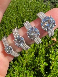 Moissanite Engagement Promise Ring Passes Diamond Tester 925 Silver 1.3ct-4.3ct 15 Moissanite Engagement Promise Ring Passes Diamond Tester 925 Silver 1.3ct-4.3ct -Harlem Bling Shop harlembling moissanite engagement promise ring passes diamond tester 925 silver 1.3ct 4.3ct 70607.1666707917