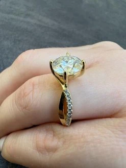 Moissanite Engagement Promise Wedding Ring 14k Gold Vermeil Real 925 Silver 20 Moissanite Engagement Promise Wedding Ring 14k Gold Vermeil Real 925 Silver -Harlem Bling Shop harlembling moissanite engagement promise wedding ring 14k gold vermeil real 925 silver 08236.1667486445