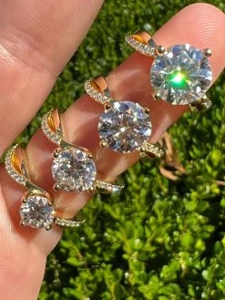 Moissanite Engagement Promise Wedding Ring 14k Gold Vermeil Real 925 Silver 18 Moissanite Engagement Promise Wedding Ring 14k Gold Vermeil Real 925 Silver -Harlem Bling Shop harlembling moissanite engagement promise wedding ring 14k gold vermeil real 925 silver 34962.1667486472