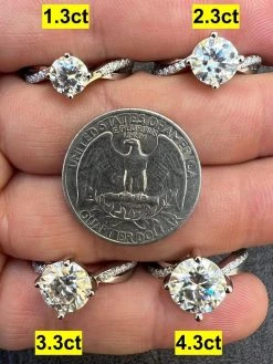 Moissanite Engagement Promise Wedding Ring Pass Diamond Tester Real 925 Silver 15 Moissanite Engagement Promise Wedding Ring Pass Diamond Tester Real 925 Silver -Harlem Bling Shop harlembling moissanite engagement promise wedding ring pass diamond tester real 925 silver 04902.1667486527