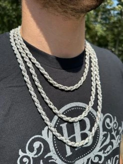 MOISSANITE Iced 7.5mm Rope Chain Necklace Real 925 Silver Men's Hip Hop 16-28" 36 MOISSANITE Iced 7.5mm Rope Chain Necklace Real 925 Silver Men's Hip Hop 16-28" -Harlem Bling Shop harlembling moissanite iced 7.5mm rope chain necklace real 925 silver mens hip hop 16 28 34842.1702443321