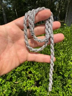 MOISSANITE Iced 7.5mm Rope Chain Necklace Real 925 Silver Men's Hip Hop 16-28" 28 MOISSANITE Iced 7.5mm Rope Chain Necklace Real 925 Silver Men's Hip Hop 16-28" -Harlem Bling Shop harlembling moissanite iced 7.5mm rope chain necklace real 925 silver mens hip hop 16 28 47960.1702443260