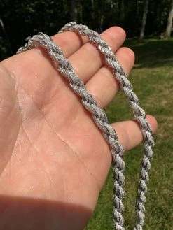 MOISSANITE Iced 7.5mm Rope Chain Necklace Real 925 Silver Men's Hip Hop 16-28" 27 MOISSANITE Iced 7.5mm Rope Chain Necklace Real 925 Silver Men's Hip Hop 16-28" -Harlem Bling Shop harlembling moissanite iced 7.5mm rope chain necklace real 925 silver mens hip hop 16 28 99809.1702443251
