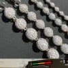 Moissanite Iced 925 Silver Moon Ball Disco Chain Necklace Passes Diamond Tester 2 Moissanite Iced 925 Silver Moon Ball Disco Chain Necklace Passes Diamond Tester -Harlem Bling Shop harlembling moissanite iced 925 silver moon ball disco chain necklace passes diamond tester 98826.1675447247