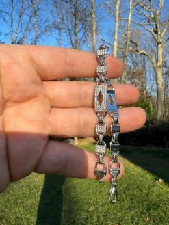 MOISSANITE Iced Custom Valentino Mariner Real 925 Silver Hip Hop Bracelet 10mm -Harlem Bling Shop harlembling moissanite iced custom valentino mariner real 925 silver hip hop bracelet 10mm 67437.1703048702