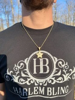 Moissanite Iced Mario Super Star 925 Silver /14k Gold Plated Pendant Necklace -Harlem Bling Shop harlembling moissanite iced mario super star 925 silver 14k gold plated pendant necklace 06345.1672505324