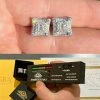 MOISSANITE Iced Silver HipHop Earrings Large Square Kite Baguette Diamond Test ✅ 2 MOISSANITE Iced Silver HipHop Earrings Large Square Kite Baguette Diamond Test ✅ -Harlem Bling Shop harlembling moissanite iced silver hiphop earrings large square kite baguette diamond test 67083.1664355058