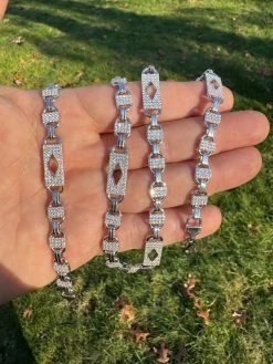 MOISSANITE Iced Valentino Mariner Chain Real 925 Silver Necklace Bracelet 10mm 27 MOISSANITE Iced Valentino Mariner Chain Real 925 Silver Necklace Bracelet 10mm -Harlem Bling Shop harlembling moissanite iced valentino mariner chain real 925 silver necklace bracelet 10mm 05500.1703048657
