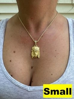 MOISSANITE Jesus Piece Iced Pendant Necklace - 14k Gold Vermeil Real 925 Sterling Silver -Sandblasted Matte Finish 27 MOISSANITE Jesus Piece Iced Pendant Necklace - 14k Gold Vermeil Real 925 Sterling Silver -Sandblasted Matte Finish -Harlem Bling Shop harlembling moissanite jesus piece iced pendant necklace 14k gold vermeil real 925 sterling silver sandblasted matte finish 53750.1685655744