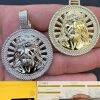 Moissanite Jesus Round Medallion Pendant Necklace Iced Hip Hop Pass Diamond Test 1 Moissanite Jesus Round Medallion Pendant Necklace Iced Hip Hop Pass Diamond Test -Harlem Bling Shop harlembling moissanite jesus round medallion pendant necklace iced hip hop pass diamond test 87727.1664360130