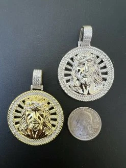 Moissanite Jesus Round Medallion Pendant Necklace Iced Hip Hop Pass Diamond Test 19 Moissanite Jesus Round Medallion Pendant Necklace Iced Hip Hop Pass Diamond Test -Harlem Bling Shop harlembling moissanite jesus round medallion pendant necklace iced hip hop pass diamond test 90286.1664360635