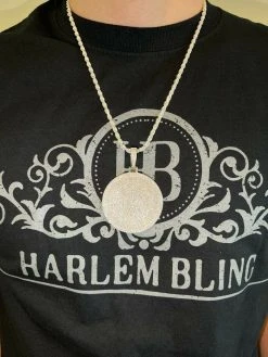 MOISSANITE Large Bling Out Iced Round Hip Hop Pendant Necklace Pass Diamond Test 24 MOISSANITE Large Bling Out Iced Round Hip Hop Pendant Necklace Pass Diamond Test -Harlem Bling Shop harlembling moissanite large bling out iced round hip hop pendant necklace pass diamond test 42666.1664362631