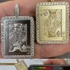 Moissanite Lucky King Of Diamonds 925 Silver/Gold Plated Iced Poker Card Pendant 2 Moissanite Lucky King Of Diamonds 925 Silver/Gold Plated Iced Poker Card Pendant -Harlem Bling Shop harlembling moissanite lucky king of diamonds 925 silvergold plated iced poker card pendant 04563.1683925075