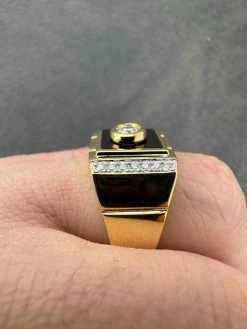 Moissanite Men's 14k Gold Plated 925 Silver Iced Black Onyx Ring Diamond Test ✅ 28 Moissanite Men's 14k Gold Plated 925 Silver Iced Black Onyx Ring Diamond Test ✅ -Harlem Bling Shop harlembling moissanite mens 14k gold plated 925 silver iced black onyx ring diamond test 07005.1676571688