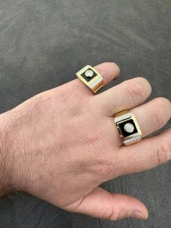 Moissanite Men's 14k Gold Plated 925 Silver Iced Black Onyx Ring Diamond Test ✅ 31 Moissanite Men's 14k Gold Plated 925 Silver Iced Black Onyx Ring Diamond Test ✅ -Harlem Bling Shop harlembling moissanite mens 14k gold plated 925 silver iced black onyx ring diamond test 50144.1676571763
