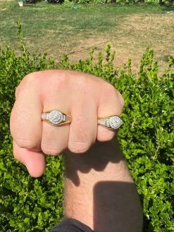 MOISSANITE Mens 14k Gold Plated Real 925 Silver Iced Pinky Ring Hip Hop Jewelry 19 MOISSANITE Mens 14k Gold Plated Real 925 Silver Iced Pinky Ring Hip Hop Jewelry -Harlem Bling Shop harlembling moissanite mens 14k gold plated real 925 silver iced pinky ring hip hop jewelry 69929.1664300057