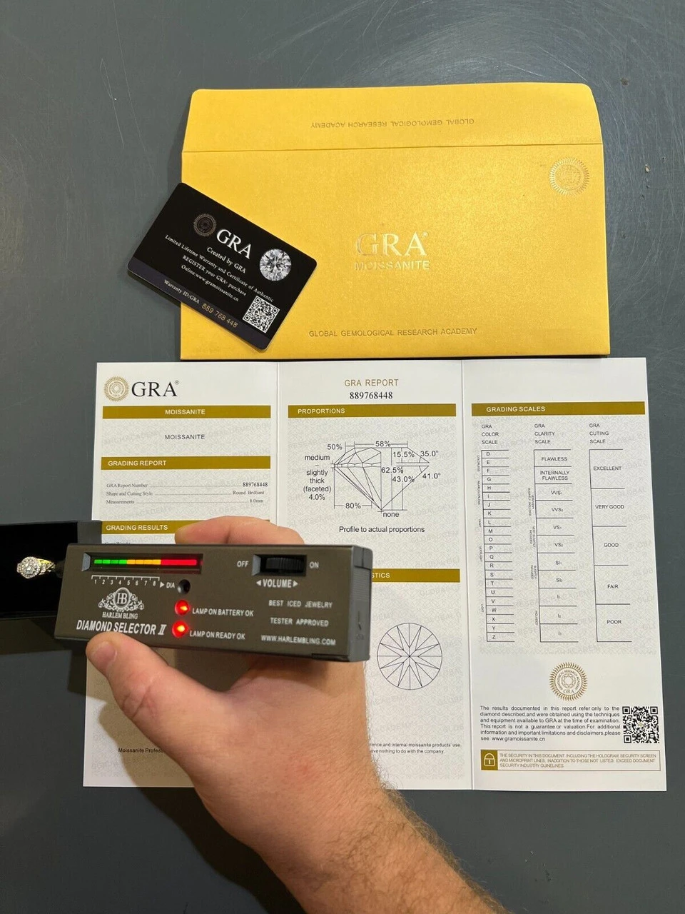 MOISSANITE Mens 14k Gold Plated Real 925 Silver Iced Pinky Ring Hip Hop Jewelry 5 MOISSANITE Mens 14k Gold Plated Real 925 Silver Iced Pinky Ring Hip Hop Jewelry - Image 3