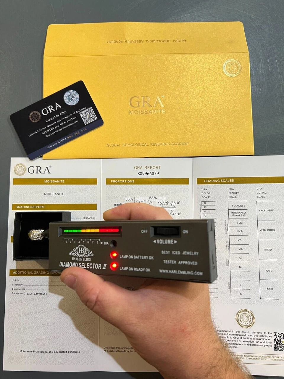 MOISSANITE Mens 14k Gold Plated Real 925 Silver Iced Presidential Ring Hip Hop 6 MOISSANITE Mens 14k Gold Plated Real 925 Silver Iced Presidential Ring Hip Hop - Image 4