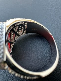 Moissanite Mens Iced Flooded Out Real 925 Sterling Silver Red Stone Hip Hop Ring 39 Moissanite Mens Iced Flooded Out Real 925 Sterling Silver Red Stone Hip Hop Ring -Harlem Bling Shop harlembling moissanite mens iced flooded out real 925 sterling silver red stone hip hop ring 46109.1678301582