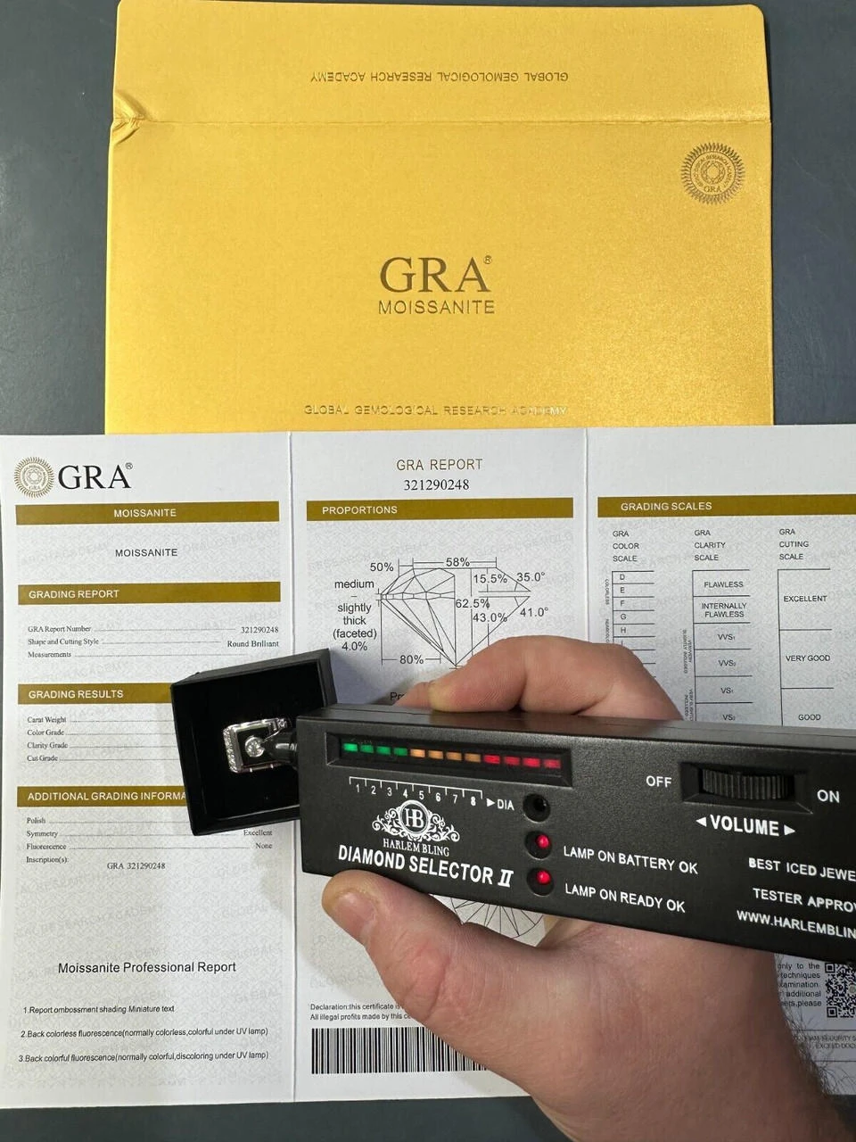 Moissanite Men's Real 925 Silver Iced Black Onyx Stone Ring Pass Diamond Tester 6 Moissanite Men's Real 925 Silver Iced Black Onyx Stone Ring Pass Diamond Tester - Image 4