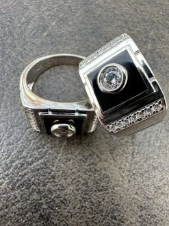 Moissanite Men's Real 925 Silver Iced Black Onyx Stone Ring Pass Diamond Tester 26 Moissanite Men's Real 925 Silver Iced Black Onyx Stone Ring Pass Diamond Tester -Harlem Bling Shop harlembling moissanite mens real 925 silver iced black onyx stone ring pass diamond tester 99602.1676571696