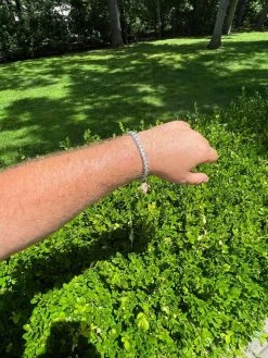 MOISSANITE Mens Real 925 Silver Men's Franco Bracelet ICED Passes Diamond Tester 21 MOISSANITE Mens Real 925 Silver Men's Franco Bracelet ICED Passes Diamond Tester -Harlem Bling Shop harlembling moissanite mens real 925 silver mens franco bracelet iced passes diamond tester 13463.1664299699