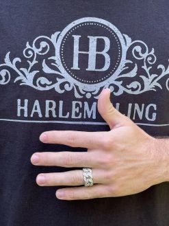 MOISSANITE Miami Cuban Ring 925 Sterling Silver Passes Diamond Tester Real Iced -Harlem Bling Shop harlembling moissanite miami cuban ring 925 sterling silver passes diamond tester real iced 34943.1664374098